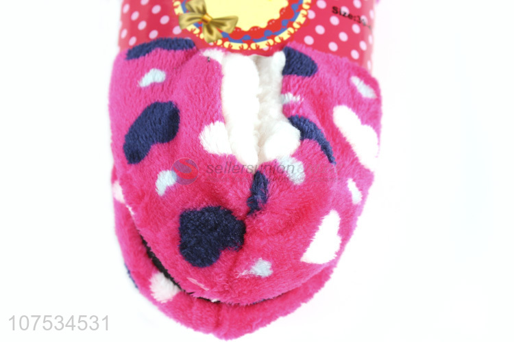 New products ladies fluffy winter floor slipper floor shoes