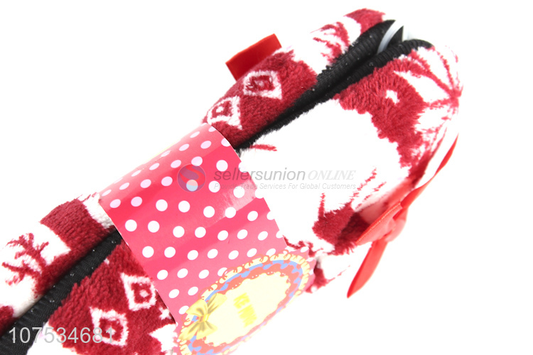 Most popular antiskid plush shoes indoor slipper for ladies