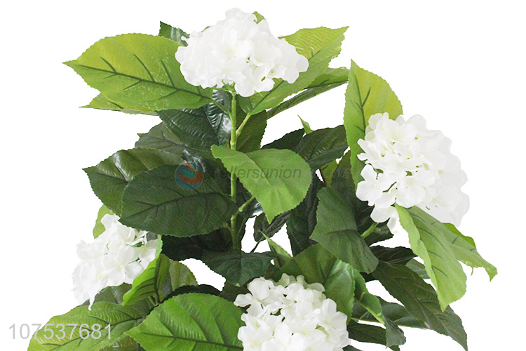 Good Sale Artificial Hydrangea Decorative Bonsai Plant