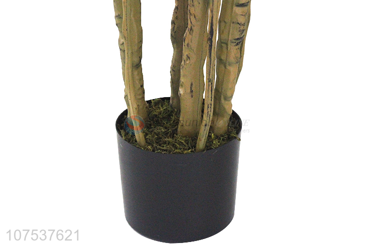 Latest Artificial Monstera Variegata Indoor Decoration Bonsai Plants