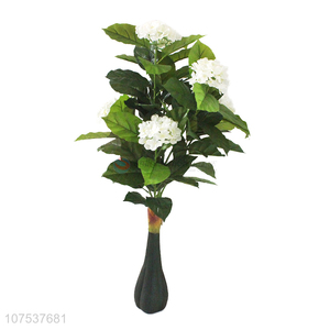 Good Sale Artificial Hydrangea Decorative Bonsai Plant
