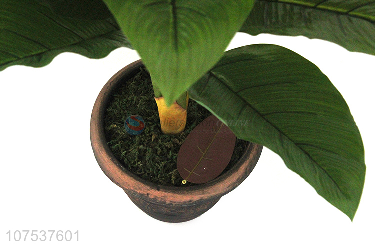 New Design Artificial Plant Green Cordyline Fruticosa Tree