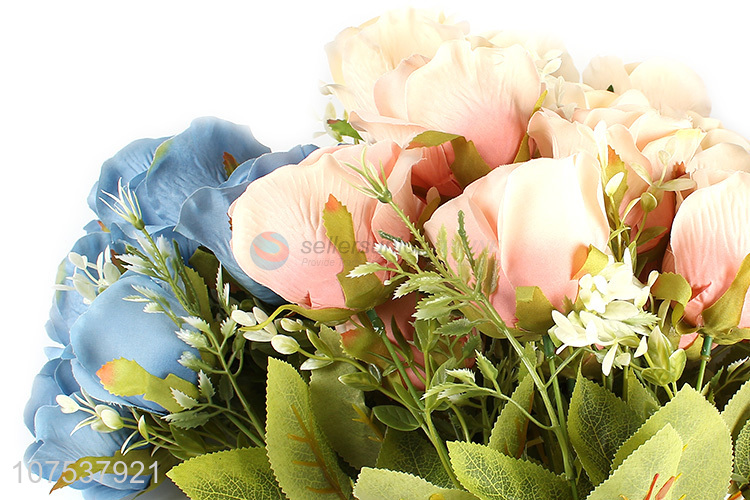 New Arrival Plastic Simulation Rose Fashion Artificial Flower
