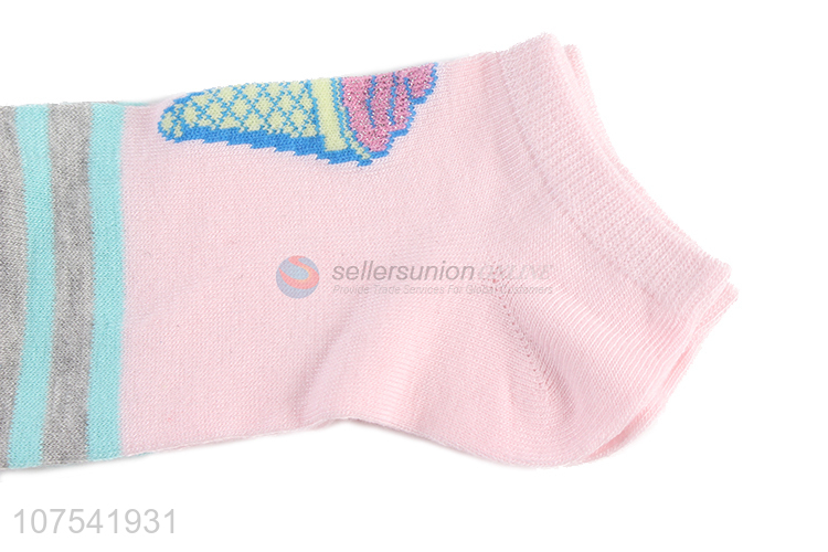 Good Price Colorful Short Sock Popular Ladies Ankle Socks