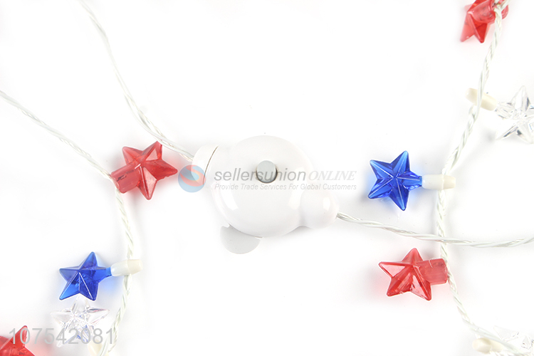 Factory Wholesale Party Supplies Light Up Flashing Star Necklace