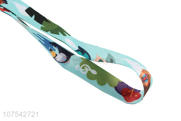 Wholesale Cartoon Printing Polyester Thermal Transfer Cell Phone Lanyard