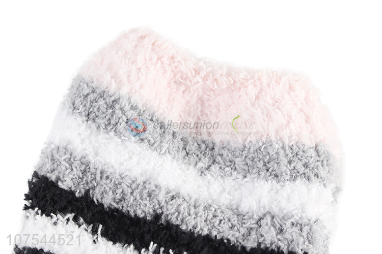 Good Sale Soft Comfortable Winter Warm Half Fleece Socks
