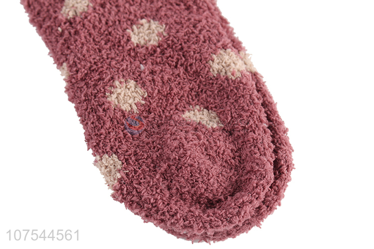High Quality Winter Warm Half Fleece Socks Comfortable Socks