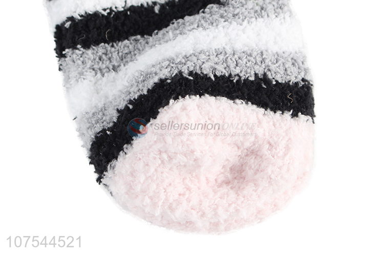 Good Sale Soft Comfortable Winter Warm Half Fleece Socks