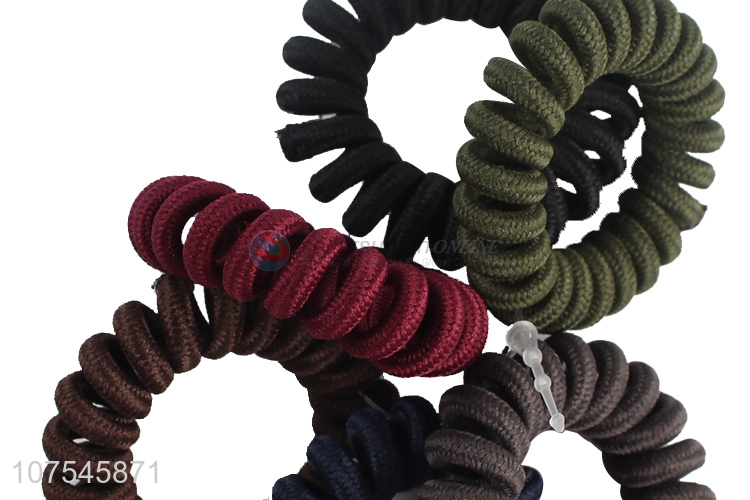 Lowest Price Telephone Wire Hair Band Hair Rope Fashion Hair Rings