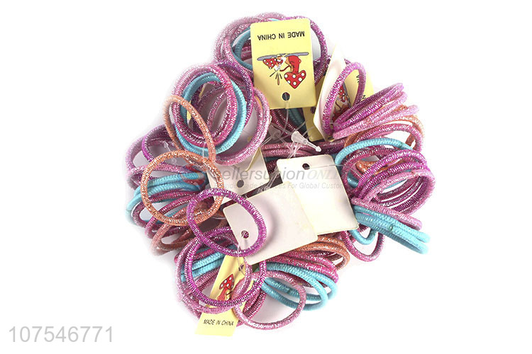 New Arrival Colorful Strong Soft Elastic Hair Rope Hair Ring