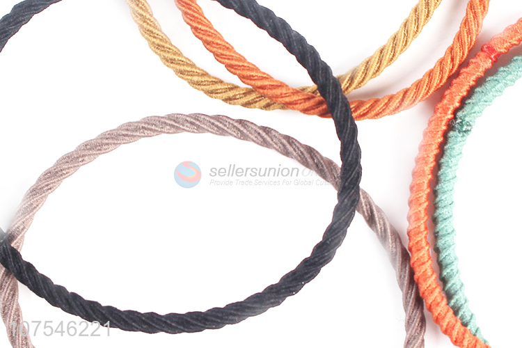 New Fashion Hair Accessories Round Simple High Elastic Hair Ring