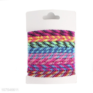 Lowest Price Hair Ring Combination Set Colorful Hair Rope