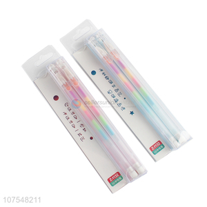 Popular products 6 in 1 rainbow color gel ink pen for for DIY photo album