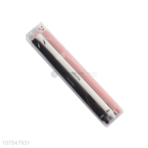 Factory price lovely rabbit shape plastic gel ink pen for school