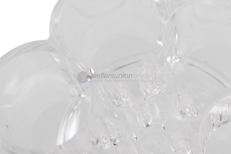 High Quality Flower Shape Makeup Organizer Transparent Makeup Storage Box