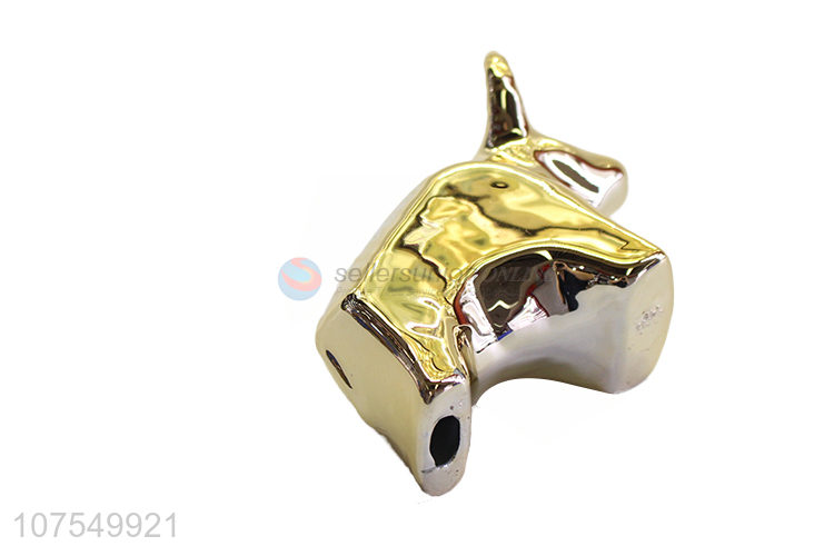 Suitable Price Cow Shape Ceramic Ornaments Fashion Ornaments Gifts