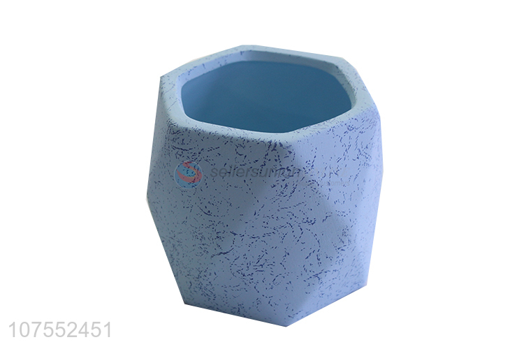 Factory Price Home Garden Use Blue Ceramic Flowerpot