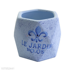 New Modern Simple Household Decoration Blue Ceramic <em>Flowerpot</em>
