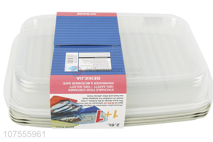 Custom Household Food Preservation Box Food Storage Container Set