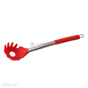 High Quality Stainless Steel Handle Silicone Spaghetti Spatula