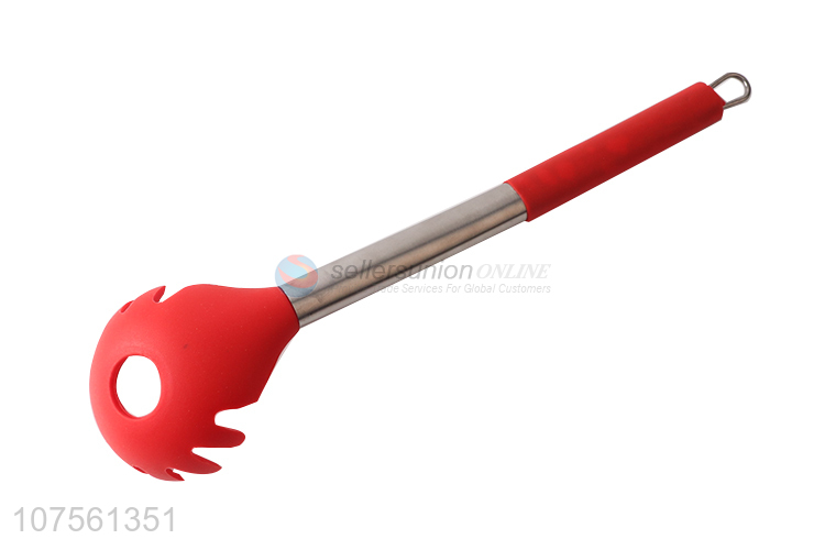 High Quality Stainless Steel Handle Silicone Spaghetti Spatula