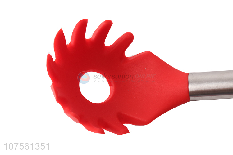 High Quality Stainless Steel Handle Silicone Spaghetti Spatula