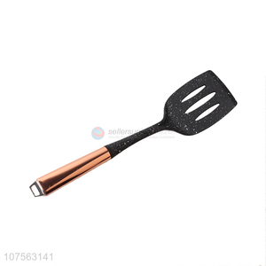 Contracted Design Rose Gold Stainless Steel Handle Slotted Turner