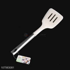 Bottom Price Kitchen Tools Stainless Steel Handle Slotted Turner