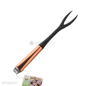 Reasonable Price Stainless Steel Handle Nylon Meat Fork Kitchen Tools