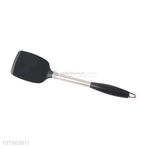Most popular kitchen supplies silicone turner with stainless steel handle