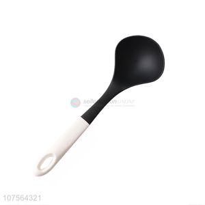 Good Sale Plastic Handle Nylon Soup Ladle Cooking Spoon