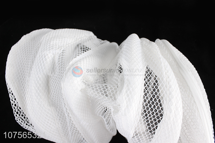 Contracted Design White Net Shoe Cleaner Bag Shoe Washing Bag