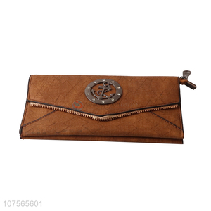 China manufacturer vintage anchor purse <em>envelope</em> style long wallet