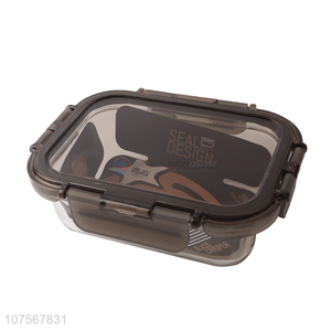 Factory Custom Food Fruit Preservation <em>Glass</em> <em>Bowl</em> With Plastic Cover