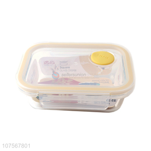 Wholesale <em>Glass</em> Food Storage Container Preservation <em>Bowl</em> With Plastic Cover