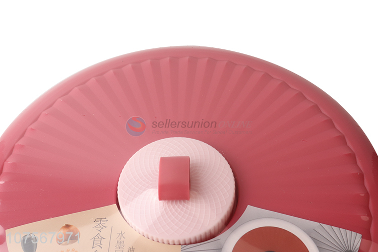 Factory Price Portable Round Food Fruit Candy Snack Storage Box