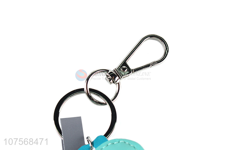 Low price fashion sea horse key chains plush key chain fur ball pendants