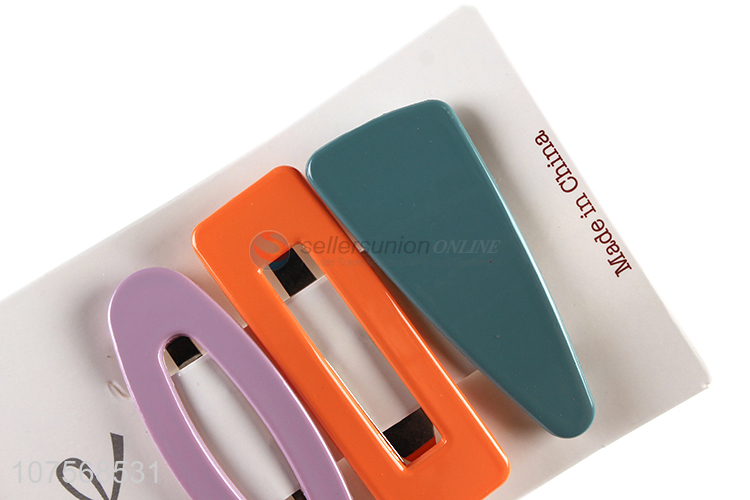 New arrival candy color Korean style hair clips sweet bb clip for girls