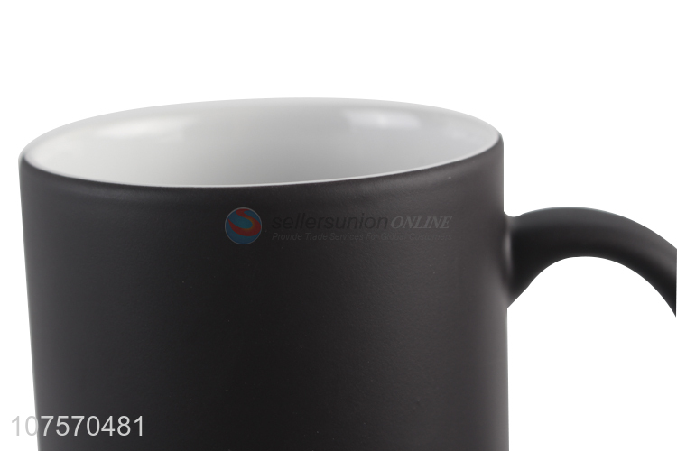 Bottom price 11oz matte color changing cup fashion ceramic cup