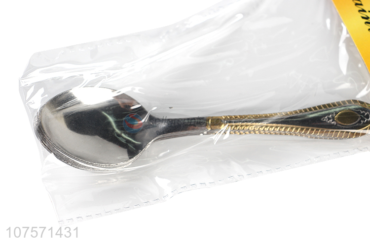 Wholesale Fashion Stainless Iron Spoon Soup Spoon