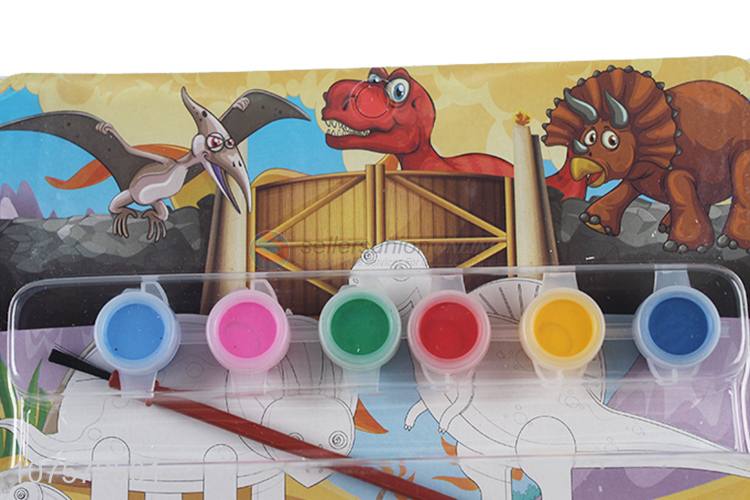 Lowest Price White Dinosaur Model Diy Graffiti Hand Painted Educational Toys