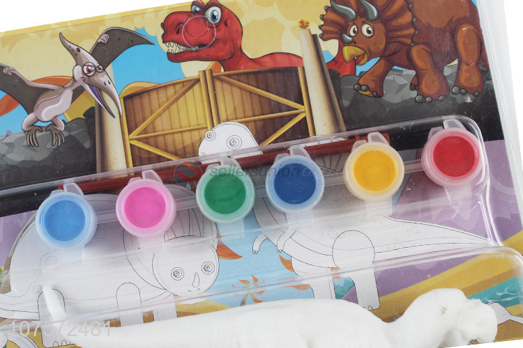 Factory Sell Dinosaur Models Diy Graffiti Hand Painted Kids Educational Toys