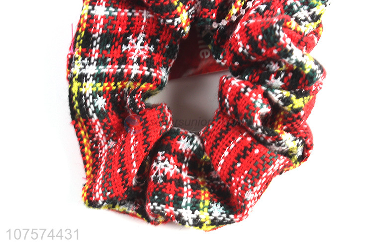Best selling autumn and winter cloth hair scrunchies elastic ponytail holder