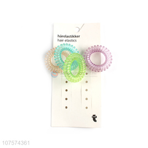 Popular products elastic hair rings telephone wire hair circles for ladies