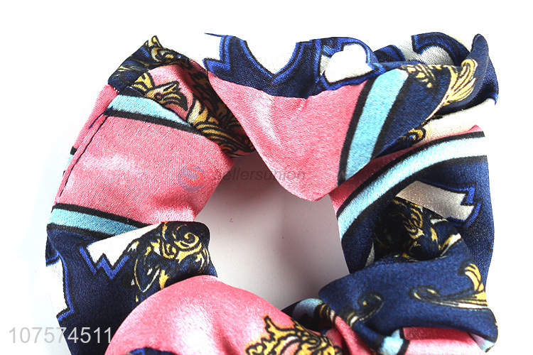 Factory price beautiful hair accessories elastic hair scrunchies for women