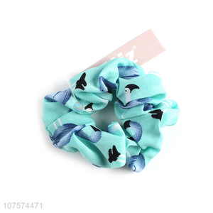 Hot products ladies hair accessories popular polyester hair scrunchies