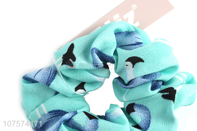 Hot products ladies hair accessories popular polyester hair scrunchies