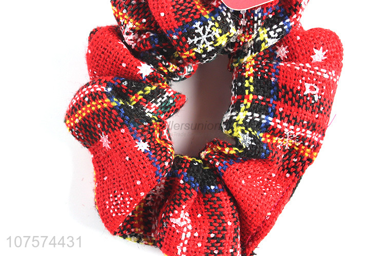 Best selling autumn and winter cloth hair scrunchies elastic ponytail holder