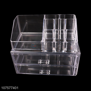 Hot Style Clear Plastic Drawers Cosmetic Organizer Makeup Storage Box